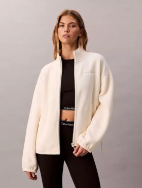 Chaqueta con cremallera de forro polar