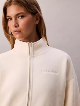 Chaqueta con cremallera de forro polar