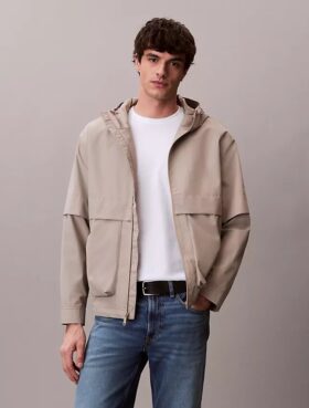 Chaqueta cortavientos con capucha Ripstop Chaqueta cortavientos con capucha Ripstop