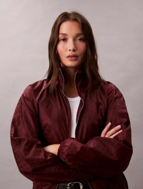 Chaqueta cortavientos con estampado Monogram