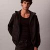 Chaqueta cortavientos con logotipo estampado Chaqueta cortavientos con logotipo estampado