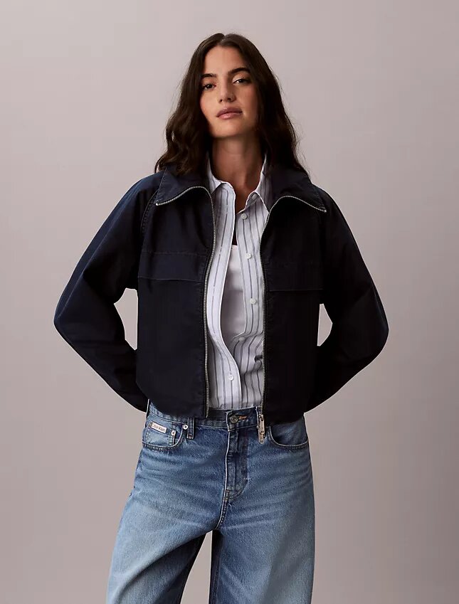 Chaqueta cortavientos de mezclilla Chaqueta cortavientos de mezclilla