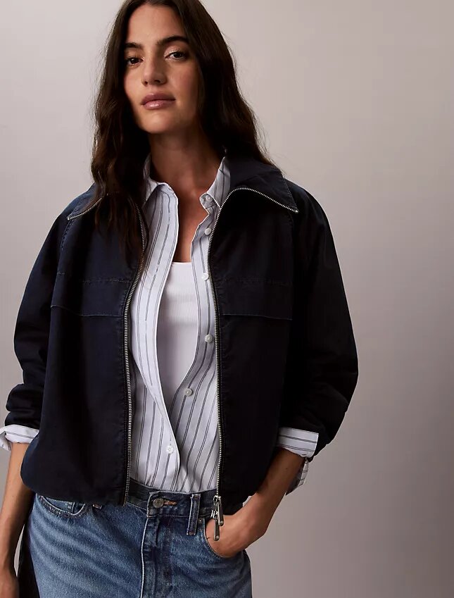 Chaqueta cortavientos de mezclilla Chaqueta cortavientos de mezclilla