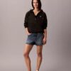 Chaqueta cortavientos holgada de nailon Chaqueta cortavientos holgada de nailon