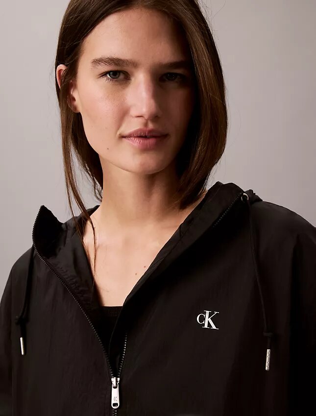 Chaqueta cortavientos holgada de nailon Chaqueta cortavientos holgada de nailon