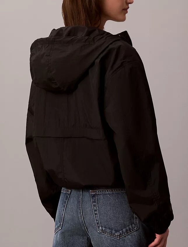 Chaqueta cortavientos holgada de nailon Chaqueta cortavientos holgada de nailon
