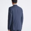 Chaqueta de traje azul marino de corte ajustado Chaqueta de traje azul marino de corte ajustado