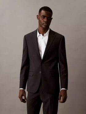 Chaqueta de traje de corte ajustado