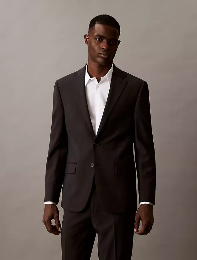 Chaqueta de traje de corte ajustado Chaqueta de traje de corte ajustado