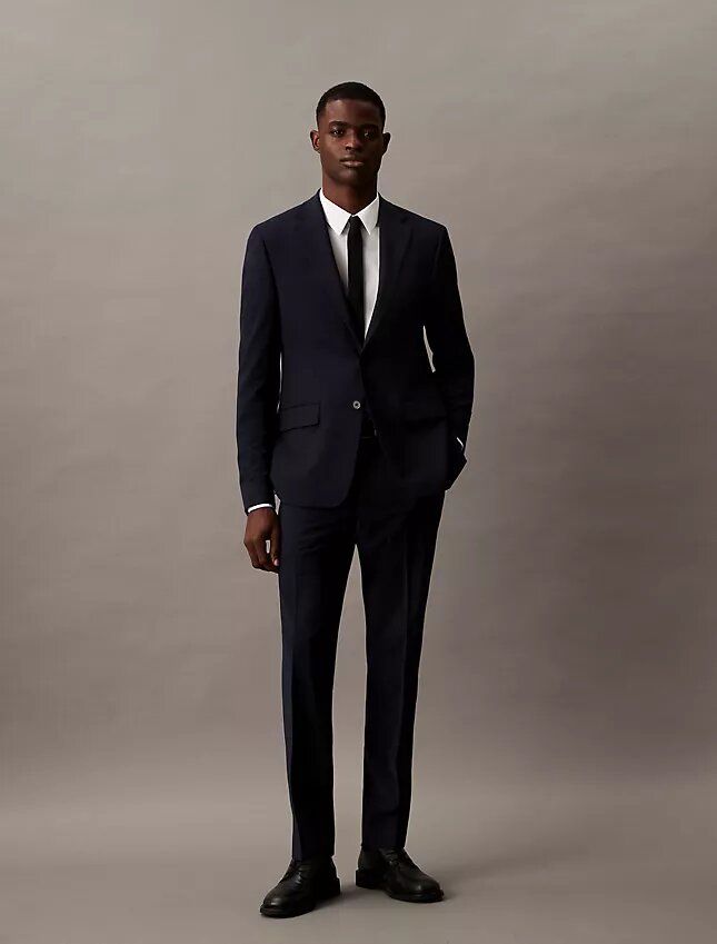 Chaqueta de traje de corte ajustado Chaqueta de traje de corte ajustado