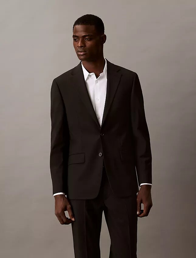 Chaqueta de traje de corte ajustado Chaqueta de traje de corte ajustado