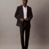 Chaqueta de traje de corte ajustado Chaqueta de traje de corte ajustado