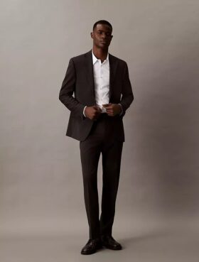 Chaqueta de traje de corte ajustado