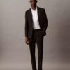 Chaqueta de traje de corte ajustado Chaqueta de traje de corte ajustado