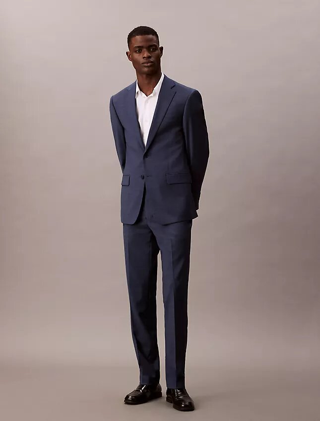 Chaqueta de traje de corte ajustado Chaqueta de traje de corte ajustado