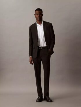 Chaqueta de traje de corte ajustado