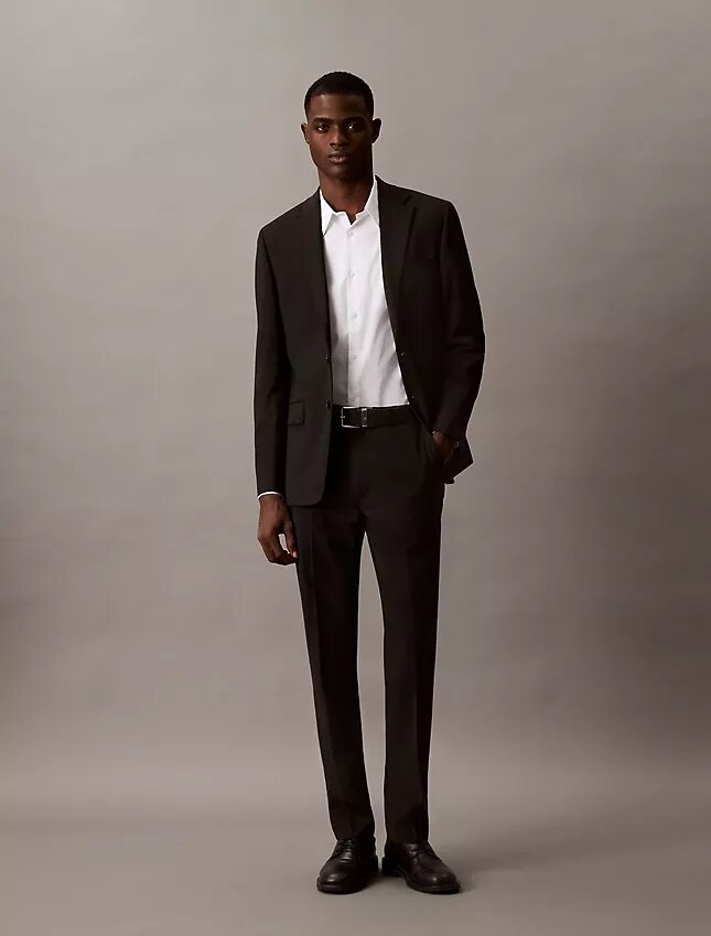 Chaqueta de traje de corte ajustado Chaqueta de traje de corte ajustado
