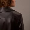 Chaqueta motera de imitación de cuero Chaqueta motera de imitación de cuero