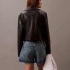Chaqueta motera de imitación de cuero Chaqueta motera de imitación de cuero