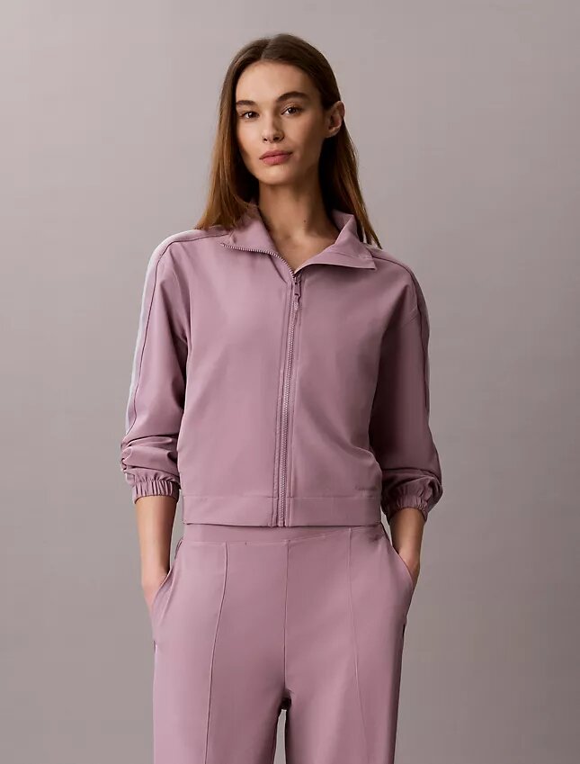 Chaqueta tejida con cinta con el logotipo Commuter Chaqueta tejida con cinta con el logotipo Commuter