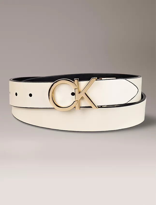 Cinturón reversible con placa con el logotipo Monogram Cinturón reversible con placa con el logotipo Monogram
