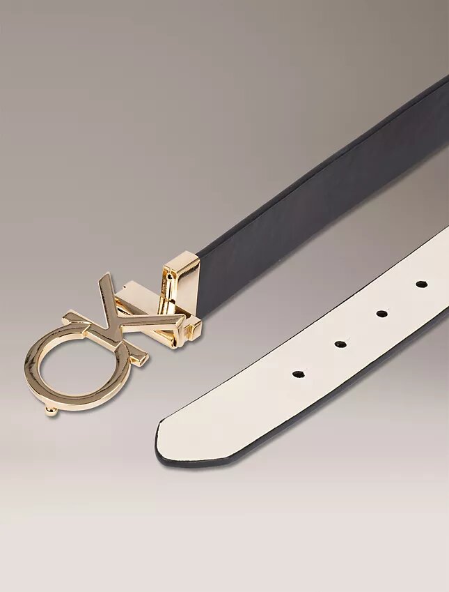 Cinturón reversible con placa con el logotipo Monogram Cinturón reversible con placa con el logotipo Monogram