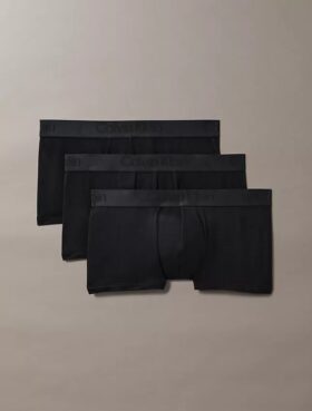 CK Black, paquete de 3 Low Rise Trunks