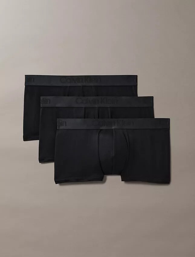 CK Black, paquete de 3 Low Rise Trunks CK Black, paquete de 3 Low Rise Trunks