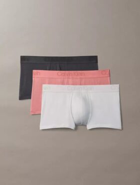 CK Black, paquete de 3 Low Rise Trunks