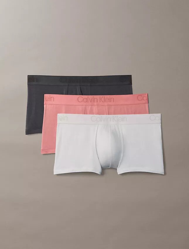 CK Black, paquete de 3 Low Rise Trunks CK Black, paquete de 3 Low Rise Trunks