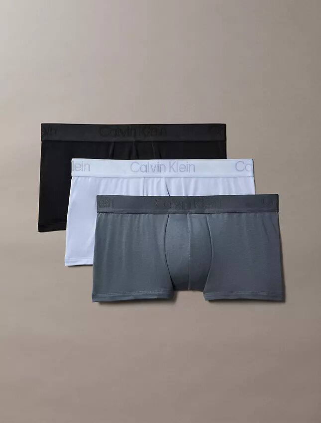 CK Black, paquete de 3 Low Rise Trunks CK Black, paquete de 3 Low Rise Trunks
