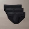 CK Black, paquete de 3 slips de talle bajo CK Black, paquete de 3 slips de talle bajo