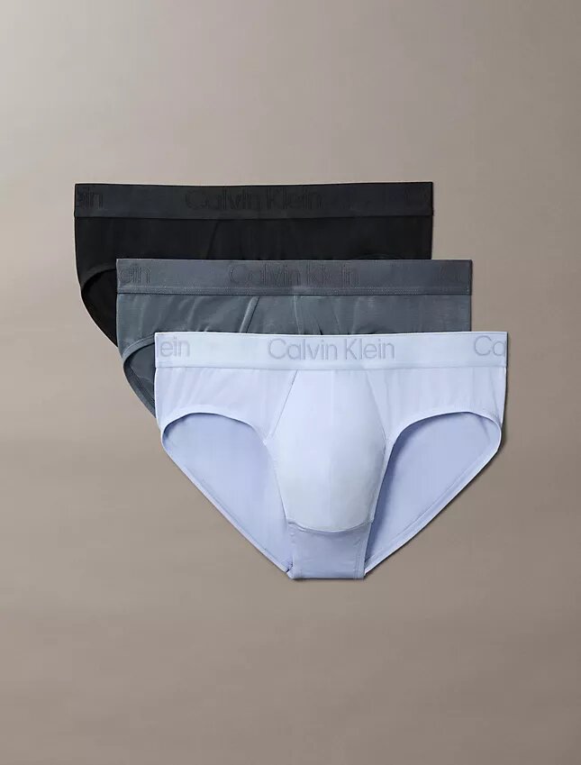 CK Black, paquete de 3 slips de talle bajo CK Black, paquete de 3 slips de talle bajo