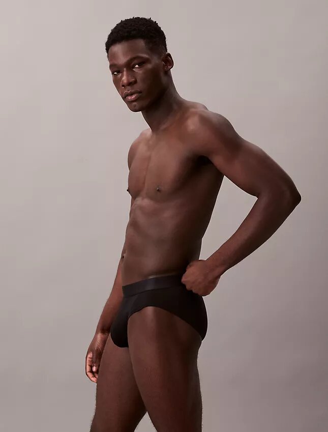 CK Black, paquete de 3 slips de talle bajo CK Black, paquete de 3 slips de talle bajo