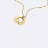 Collar con colgante redondo escultural Collar con colgante redondo escultural