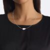 Collar con eslabones y colgante en forma de gota Collar con eslabones y colgante en forma de gota