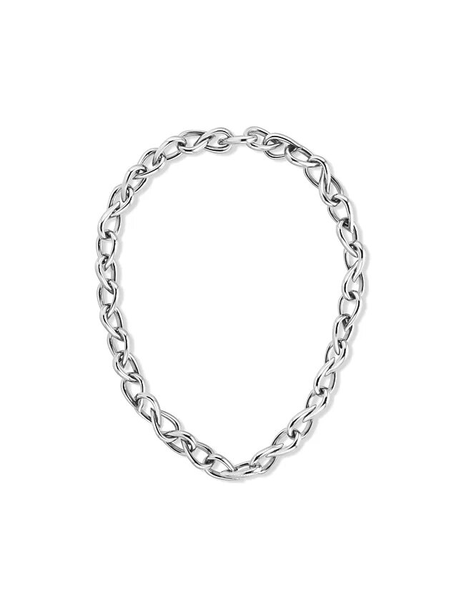 Collar de eslabones esculturales Collar de eslabones esculturales