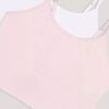 Conjunto de 2 camisolas con sujetador incorporado para niñas Conjunto de 2 camisolas con sujetador incorporado para niñas