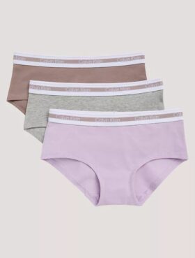 Conjunto de 3 braguitas Hipster de Cotton Stretch para niñas