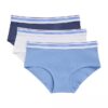 Conjunto de 3 braguitas Hipster de Cotton Stretch para niñas Conjunto de 3 braguitas Hipster de Cotton Stretch para niñas