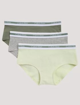 Conjunto de 3 braguitas Hipster de Cotton Stretch para niñas