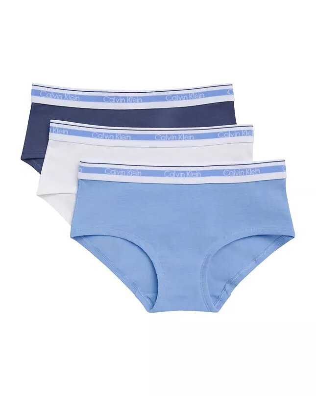 Conjunto de 3 braguitas Hipster de Cotton Stretch para niñas Conjunto de 3 braguitas Hipster de Cotton Stretch para niñas