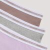 Conjunto de 3 braguitas Hipster de Cotton Stretch para niñas Conjunto de 3 braguitas Hipster de Cotton Stretch para niñas