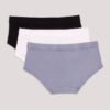 Conjunto de 3 Hipster de talle bajo para niñas Conjunto de 3 Hipster de talle bajo para niñas