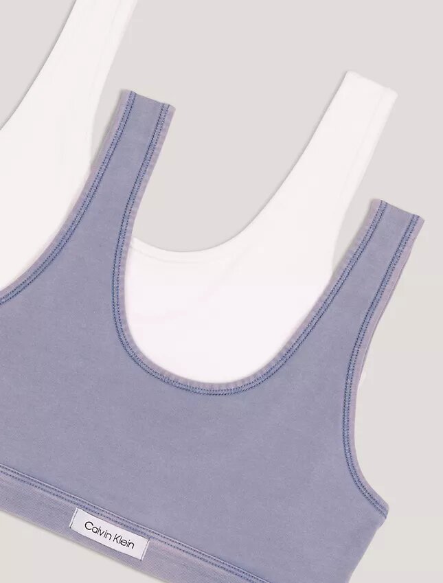Conjunto de Bralette para niñas, 2 piezas, descolorido Conjunto de Bralette para niñas, 2 piezas, descolorido