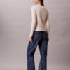 Conjunto de camiseta sin mangas y cárdigan de algodón acanalado Conjunto de camiseta sin mangas y cárdigan de algodón acanalado