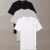 Cotton Classics, paquete de 3 camisetas de cuello en V de corte clásico Cotton Classics, paquete de 3 camisetas de cuello en V de corte clásico