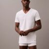 Cotton Classics, paquete de 3 camisetas de cuello en V de corte clásico Cotton Classics, paquete de 3 camisetas de cuello en V de corte clásico
