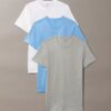 Cotton Classics, paquete de 3 camisetas de cuello redondo de corte clásico Cotton Classics, paquete de 3 camisetas de cuello redondo de corte clásico