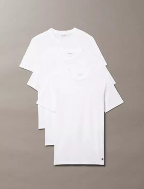 Cotton Classics, paquete de 3 camisetas de cuello redondo de corte clásico Cotton Classics, paquete de 3 camisetas de cuello redondo de corte clásico